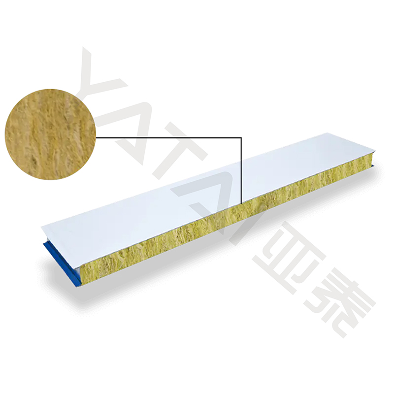 Maskintillverkad Rock Wool Sandwich Panel